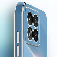 XINLI Straight Edge 6D Electroplate TPU Phone Case with Ring Holder