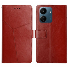 Y-shaped Pattern Flip Leather Phone Case