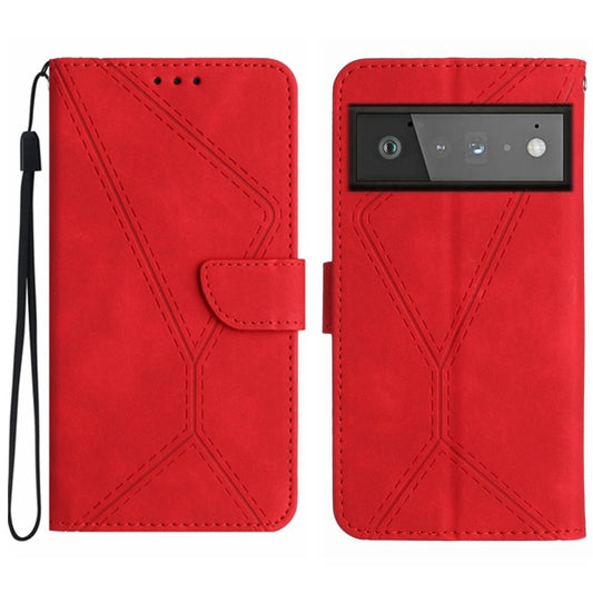 Stitching Embossed Leather Phone Case