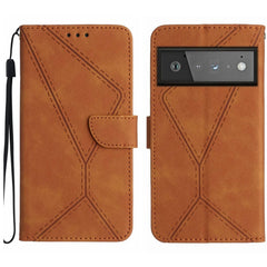 Stitching Embossed Leather Phone Case