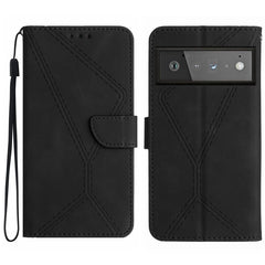 Stitching Embossed Leather Phone Case