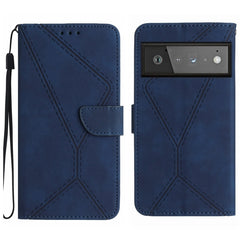 Stitching Embossed Leather Phone Case