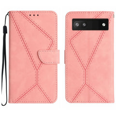 Stitching Embossed Leather Phone Case