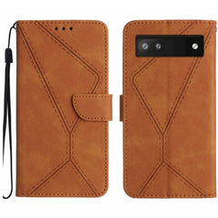 Stitching Embossed Leather Phone Case