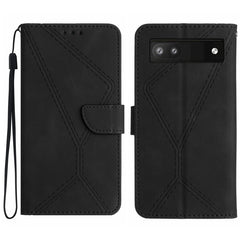 Stitching Embossed Leather Phone Case