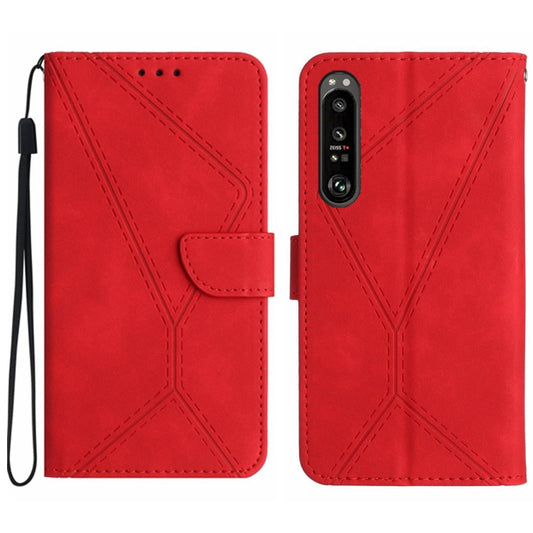 Stitching Embossed Leather Phone Case