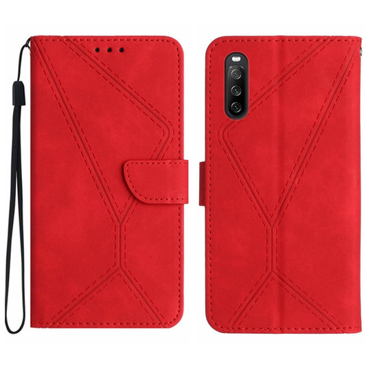 Stitching Embossed Leather Phone Case