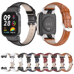 Mijobs Genuine Leather Slim Watch Band