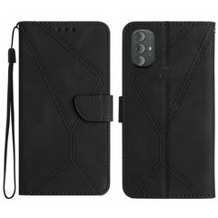 Stitching Embossed Leather Phone Case