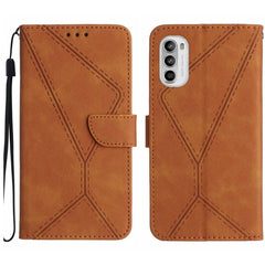 Stitching Embossed Leather Phone Case