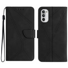 Stitching Embossed Leather Phone Case