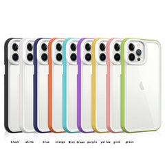 Color Frame 2 in 1 Hollow Cooling Phone Case, For iPhone 14, For iPhone 14 Pro