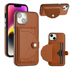 Shockproof Leather Phone Case with Card Holder, For iPhone 13, For iPhone 13 Pro, For iPhone 13 Pro Max, For iPhone 12 / 12 Pro