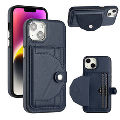 Shockproof Leather Phone Case with Card Holder, For iPhone 13, For iPhone 13 Pro, For iPhone 13 Pro Max, For iPhone 12 / 12 Pro