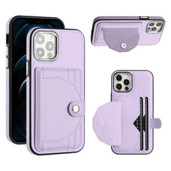 Shockproof Leather Phone Case with Card Holder, For iPhone 13, For iPhone 13 Pro, For iPhone 13 Pro Max, For iPhone 12 / 12 Pro