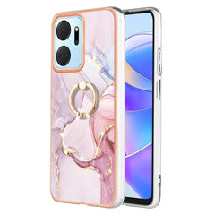 Electroplating Marble IMD TPU Phone Case with Ring Holder