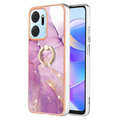 Electroplating Marble IMD TPU Phone Case with Ring Holder