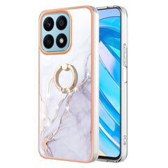 Electroplating Marble IMD TPU Phone Case with Ring Holder
