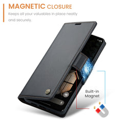 CaseMe 023 Butterfly Buckle Litchi Texture RFID Anti-theft Leather Phone Case