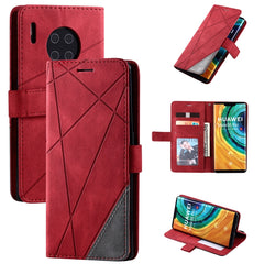 Skin Feel Splicing Horizontal Flip Leather Case with Holder & Card Slots & Wallet & Photo Frame, For Huawei Mate 30 Pro, For Huawei P30 Lite, For Huawei P40