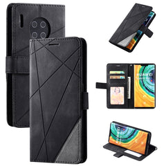 Skin Feel Splicing Horizontal Flip Leather Case with Holder & Card Slots & Wallet & Photo Frame, For Huawei Mate 30 Pro, For Huawei P30 Lite, For Huawei P40