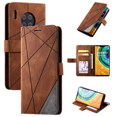 Skin Feel Splicing Horizontal Flip Leather Case with Holder & Card Slots & Wallet & Photo Frame, For Huawei Mate 30 Pro, For Huawei P30 Lite, For Huawei P40