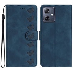 Seven Butterflies Embossed Leather Phone Case