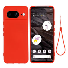 Pure Color Liquid Silicone Shockproof Phone Case