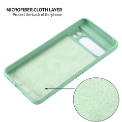 Pure Color Liquid Silicone Shockproof Phone Case