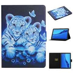 Colored Drawing Pattern Horizontal Flip Leather Case with Holder & Card Slots & Sleep / Wake-up Function