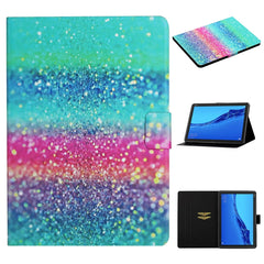 Colored Drawing Pattern Horizontal Flip Leather Case with Holder & Card Slots & Sleep / Wake-up Function