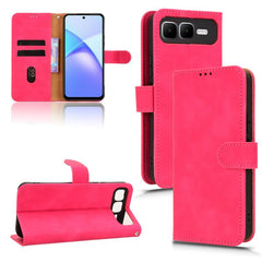 Skin Feel Magnetic Flip Leather Phone Case