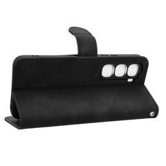 Skin Feel Magnetic Flip Leather Phone Case