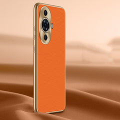 Litchi Texture Genuine Leather Phone Case