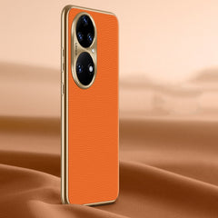 Litchi Texture Genuine Leather Phone Case