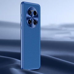 Litchi Texture Genuine Leather Phone Case