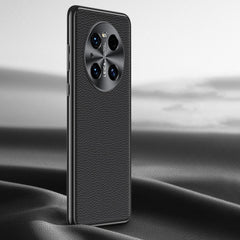 Litchi Texture Genuine Leather Phone Case