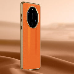 Litchi Texture Genuine Leather Phone Case