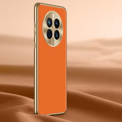 Litchi Texture Genuine Leather Phone Case
