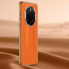 Litchi Texture Genuine Leather Phone Case