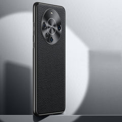 Litchi Texture Genuine Leather Phone Case