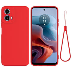 Solid Color Liquid Silicone Dropproof Full Coverage Phone Case