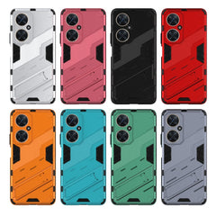 Punk Armor 2 in 1 PC + TPU Phone Case with Holder
