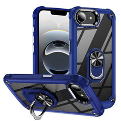 TPU + PC Lens Protection Phone Case with Ring Holder