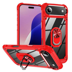 TPU + PC Lens Protection Phone Case with Ring Holder