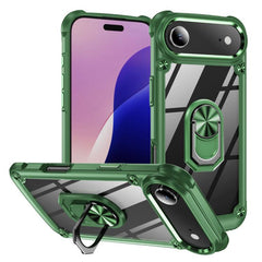 TPU + PC Lens Protection Phone Case with Ring Holder