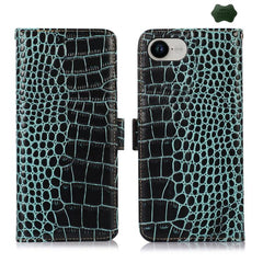 Crocodile Top Layer Cowhide Leather Phone Case