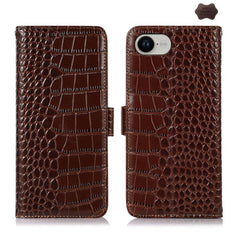 Crocodile Top Layer Cowhide Leather Phone Case