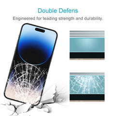 10pcs 0.26mm 9H 2.5D High Aluminum Tempered Glass Film, For iPhone 15 Plus / 15 Pro Max, For iPhone 15 / 15 Pro