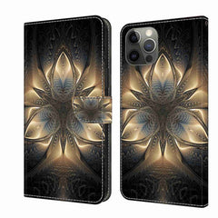 Crystal 3D Shockproof Protective Leather Phone Case